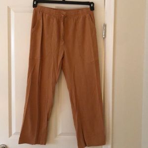 Rust colored linen style pants